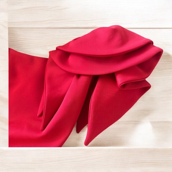 Betsy Adams Asymmetrical One-Shoulder Dress – Size 4 - Picture 4 of 8